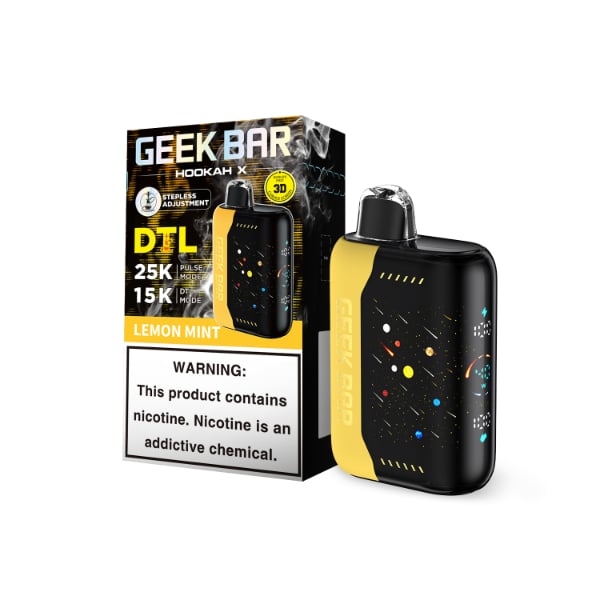 Geek Bar Hookah X 25,000 Puffs Disposable Lemon Mint