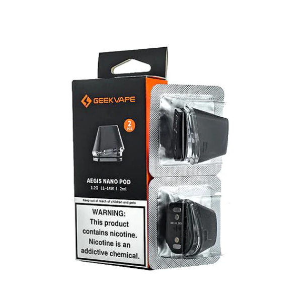 GeekVape Aegis Nano Replacement Pods 2-Pack - Vape Wholesale USA