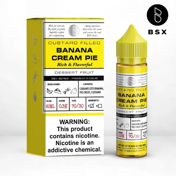 Basix 60ML E-Liquid by Glas Banana Cream Pie