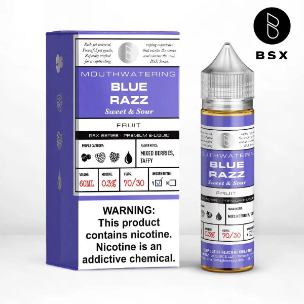 Basix 60ML E-Liquid by Glas Blue Razz