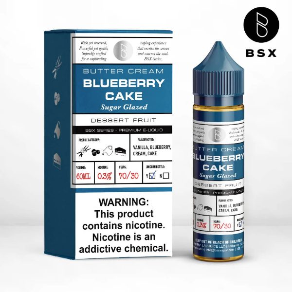 Basix 60ML E-Liquid by Glas Blueberry Cake