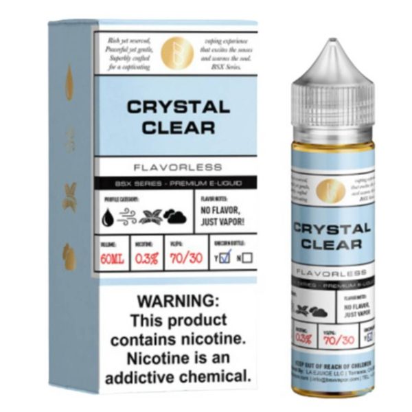 Basix 60ML E-Liquid by Glas Crystal Clear