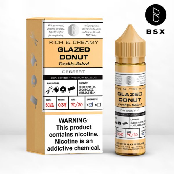 Basix 60ML E-Liquid by Glas Glazed Donut