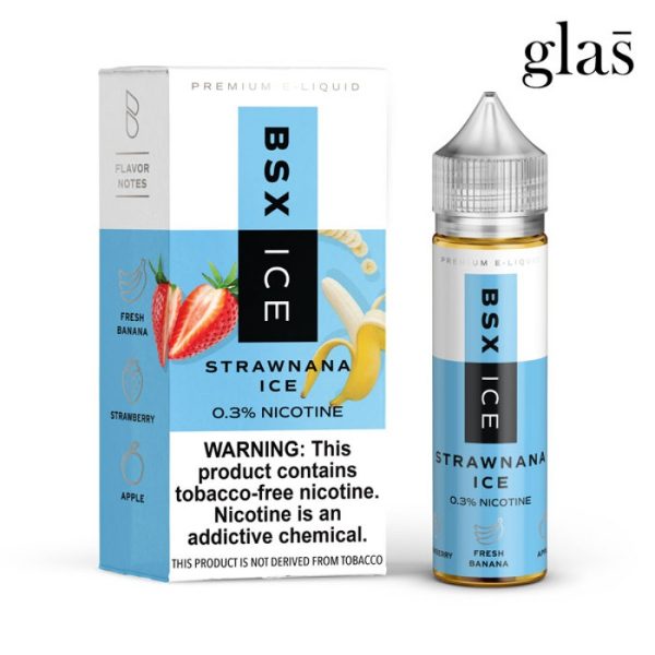 Basix 60ML E-Liquid by Glas Strawnana Ice