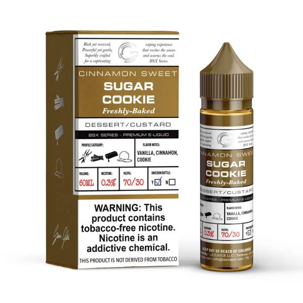 Basix 60ML E-Liquid by Glas Sugar Cookie