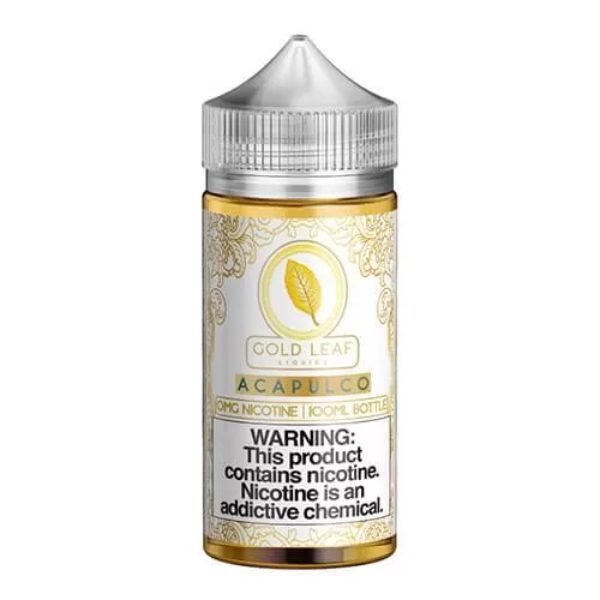 Gold Leaf 100mL Series E-Liquid Acapulco