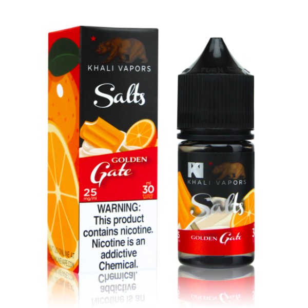 Khali Vapors Salt 30ML - Golden Gate