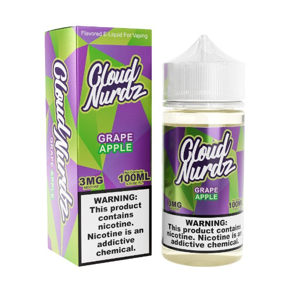 Cloud Nurdz 100ML E-Liquid - Grape Apple