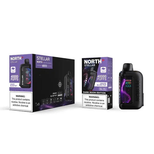 Best Deal North Stellar 40k Puffs Disposable Vape - Grape Blow Pop