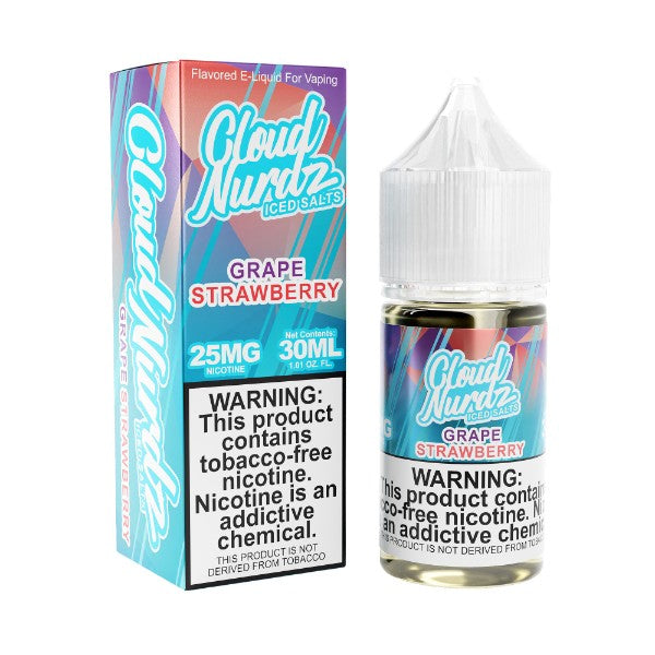 Cloud Nurdz TFN Salts Series 30mL- Grape Strawberry iced