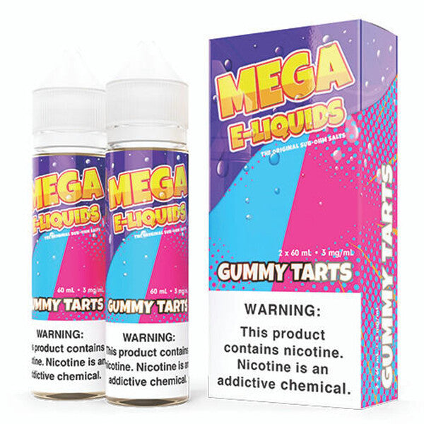 Best Flavors Mega E-liquid 2x60ML - Gummy Tarts