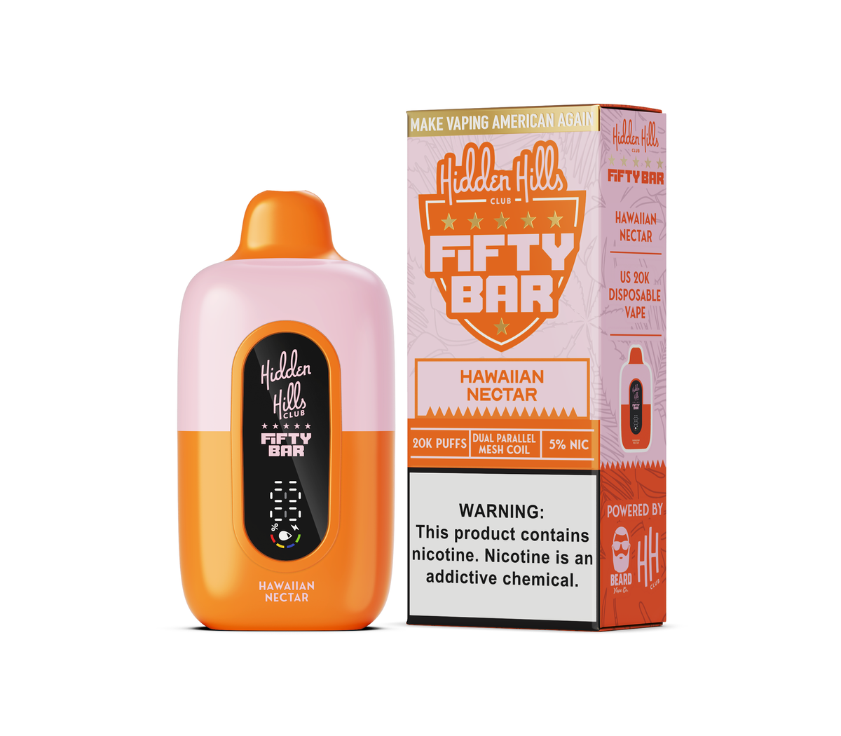 Hidden Hills Club x Fifty Bar 20000 Puffs Disposable
