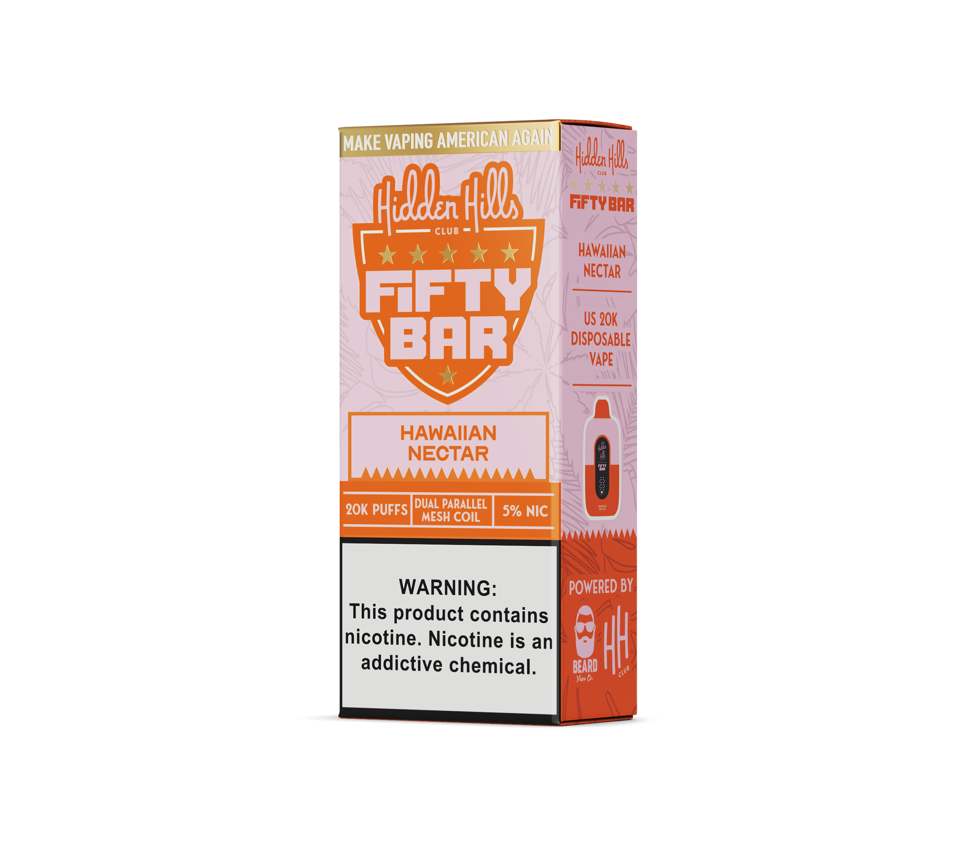 Hidden Hills Club x Fifty Bar 20000 Puffs Disposable