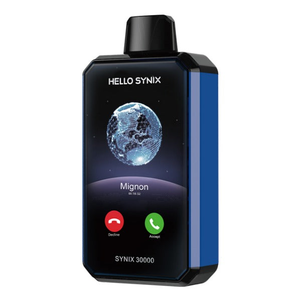 Hello Synix 30000 Puffs Smart Phone Disposable - Blueberry Ice