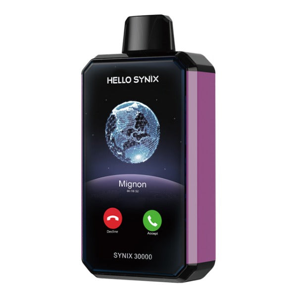 Hello Synix 30000 Puffs Smart Phone Disposable - Strawberry Ice