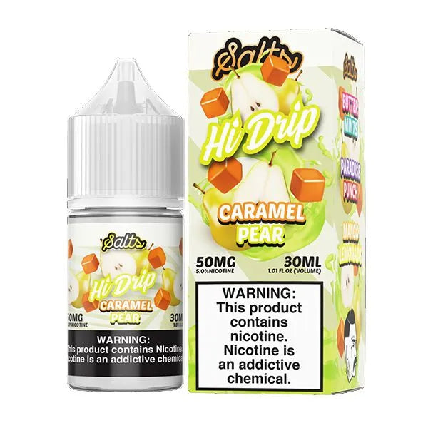 Hi-Drip Salts 30mL Vape Juice Best Flavor Caramel Pear