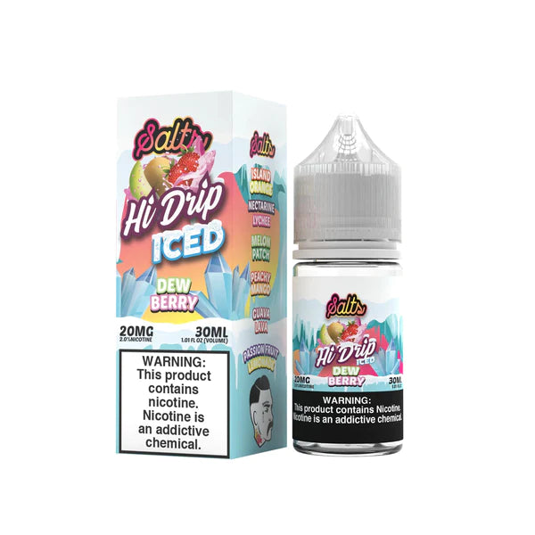 Hi-Drip Salts 30mL Vape Juice Best Flavor Dew Berry Iced