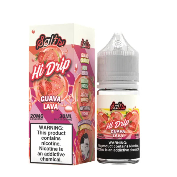 Hi-Drip Salts 30mL Vape Juice Best Flavor Guava Lava