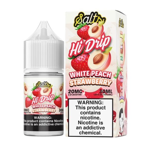 Hi-Drip Salts Series 30mL White Peach Strawberry