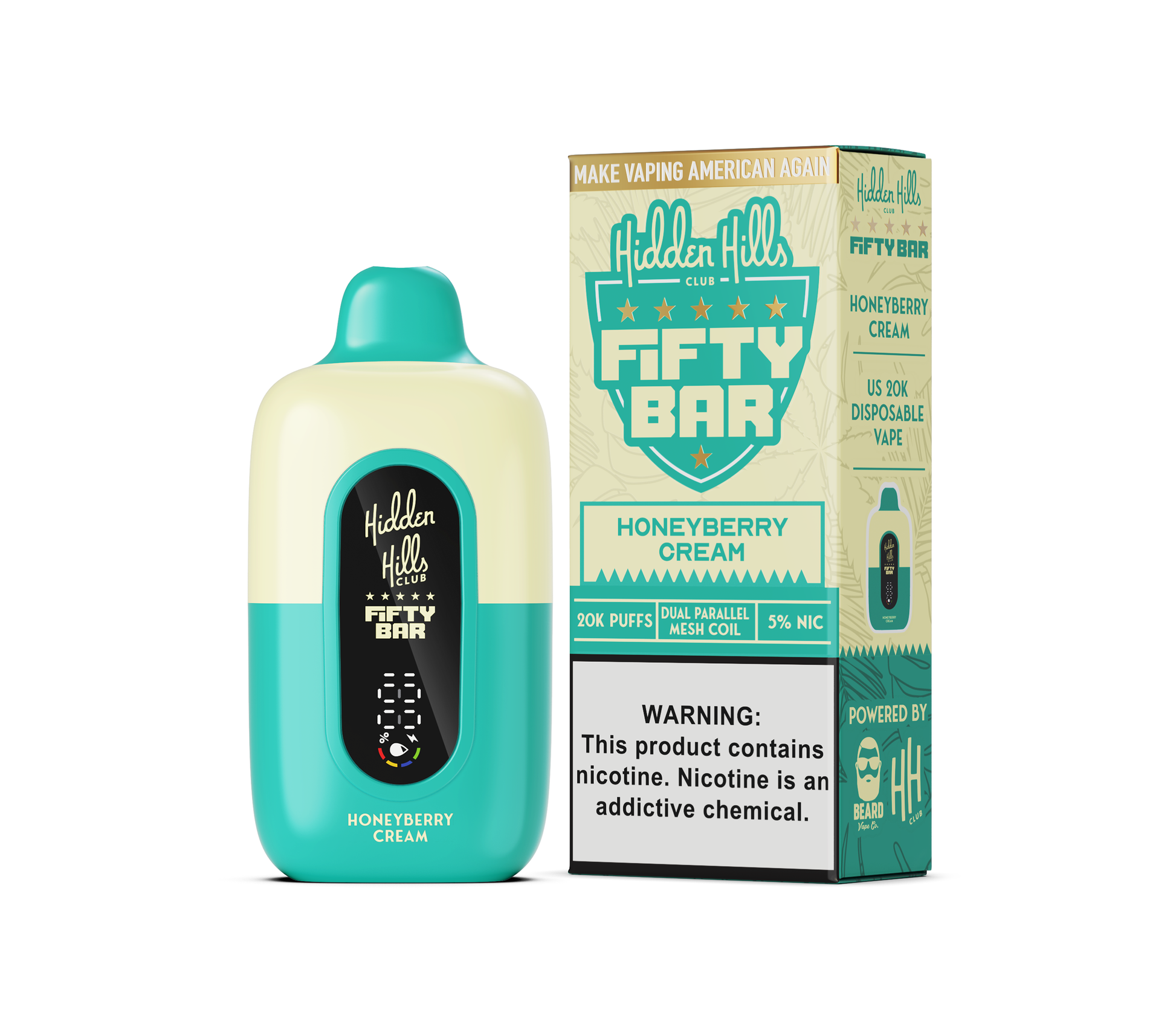 Hidden Hills Club x Fifty Bar 20000 Puffs Disposable