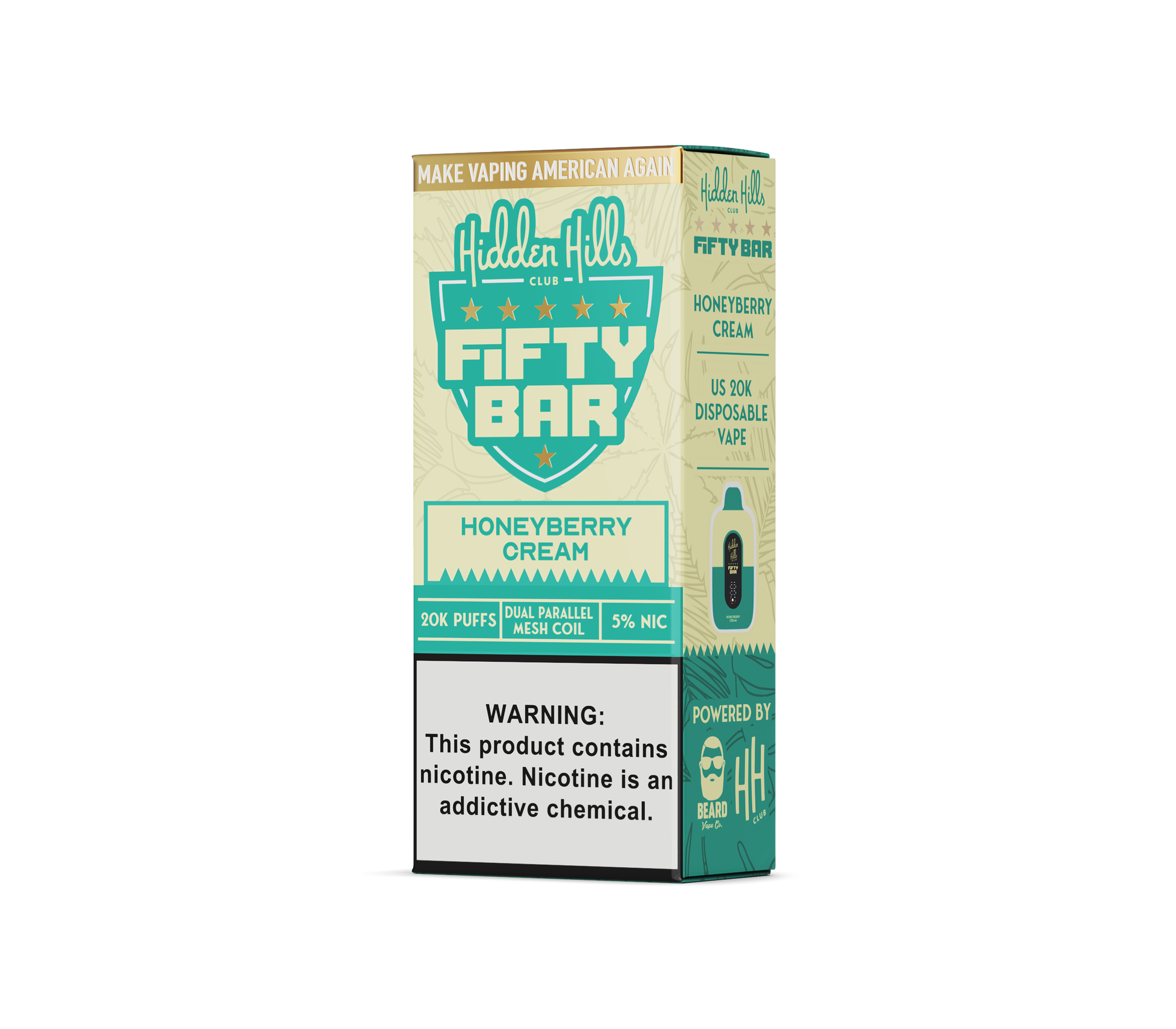 Hidden Hills Club x Fifty Bar 20000 Puffs Disposable
