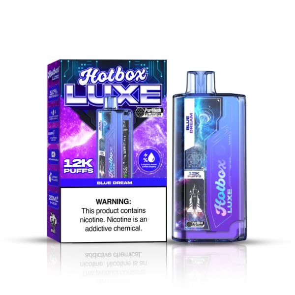 Hotbox Luxe 12000 Puffs Disposable - Blue Dream