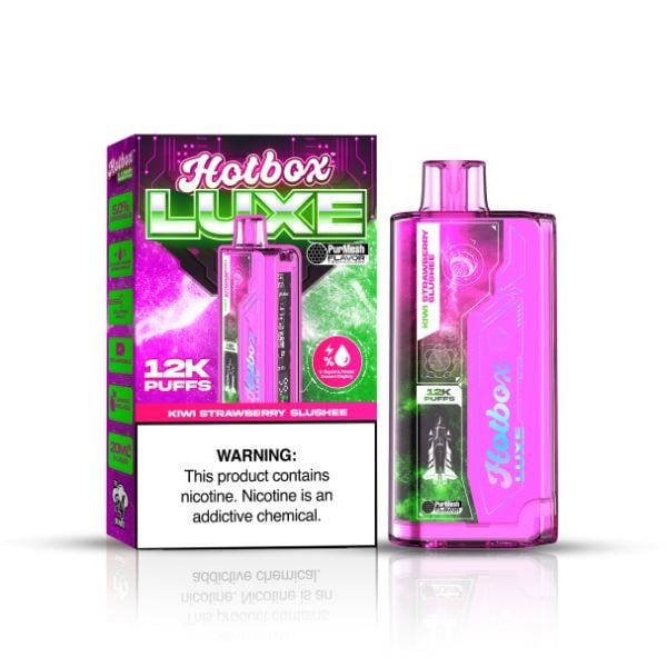 Hotbox Luxe 12000 Puffs Disposable - Kiwi Strawberry Slushie
