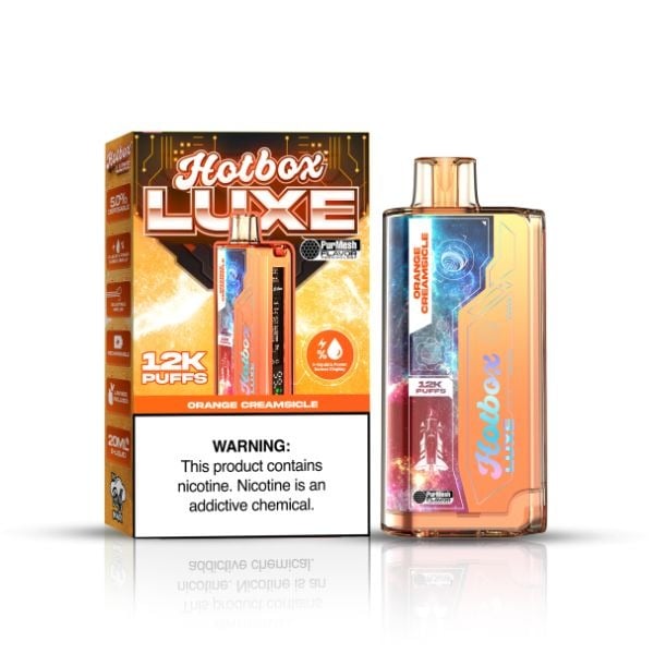 Hotbox Luxe 12000 Puffs Disposable - Orange Creamsicle