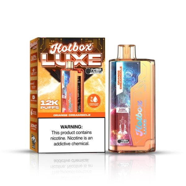 Hotbox Luxe 12000 Puffs Disposable Orange Creamsicle
