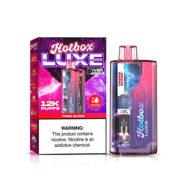 Hotbox Luxe 12000 Puffs Disposable Tiger Blood