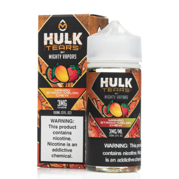 Hulk Tears E-Liquid  Series 100mL - Mango Straw-Melon Chew