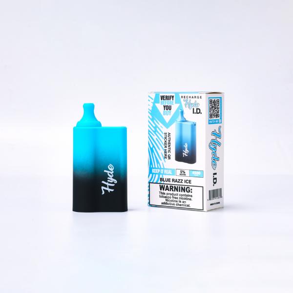 Hyde ID Recharge 4500 Puffs 10 Pack Disposable Vape Best Flavor Blue Razz Ice