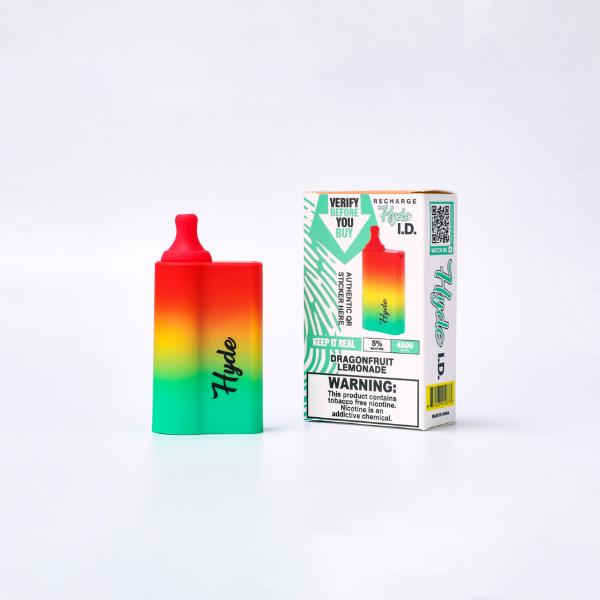 Hyde ID Recharge 4500 Puffs 10 Pack Disposable Vape Best Flavor Dragonfruit Lemonade