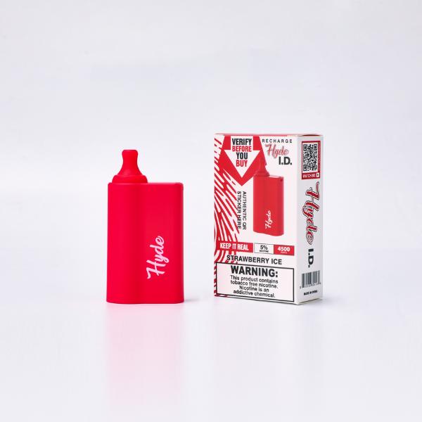 Hyde ID Recharge 4500 Puffs 10 Pack Disposable Vape Best Flavor Strawberry Ice