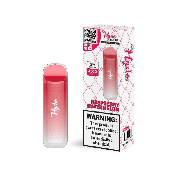 Hyde N-Bar Recharge Disposable Vape 10 Pack Best Flavor Raspberry Watermelon