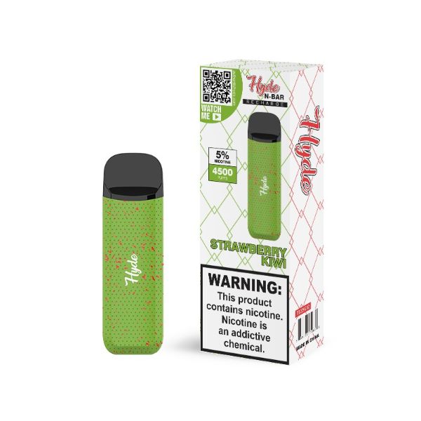 Hyde N-Bar Recharge Disposable Vape 10 Pack Best Flavor Strawberry Kiwi
