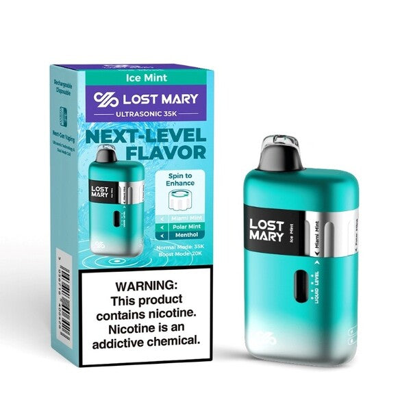 Best Deal Lost Mary Ultrasonic 35,000 Puffs Disposable - Ice Mint