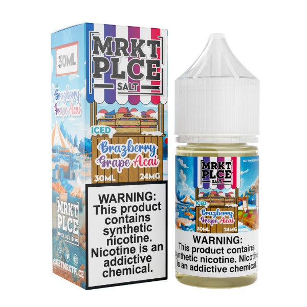 MRKT PLACE salt 30ml - Iced Brazberry Grape Acai