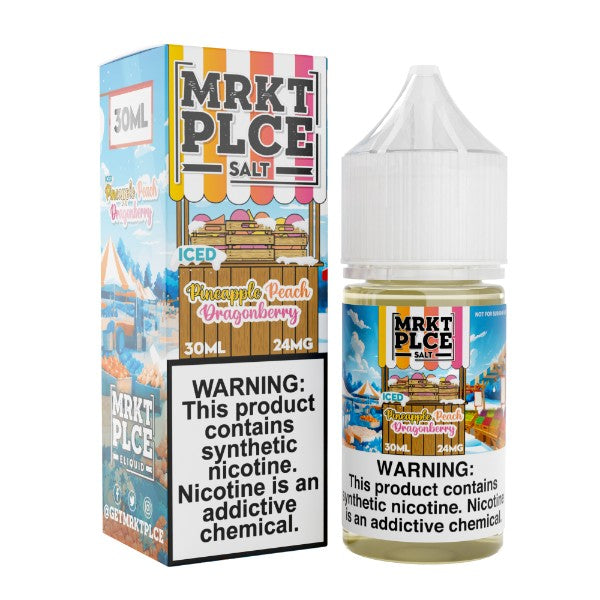 MRKT PLACE salt 30ml - Iced Pineapple Peach Dragonberry