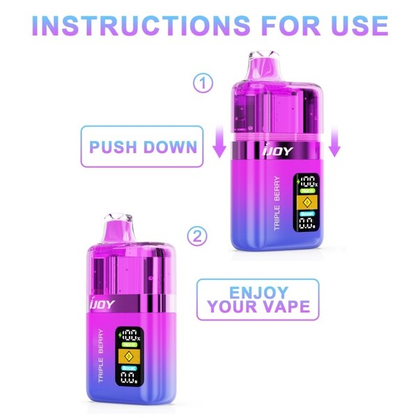 Best Deal iJoy XP50K 50,000 Puffs Disposable Vape 5-Pack