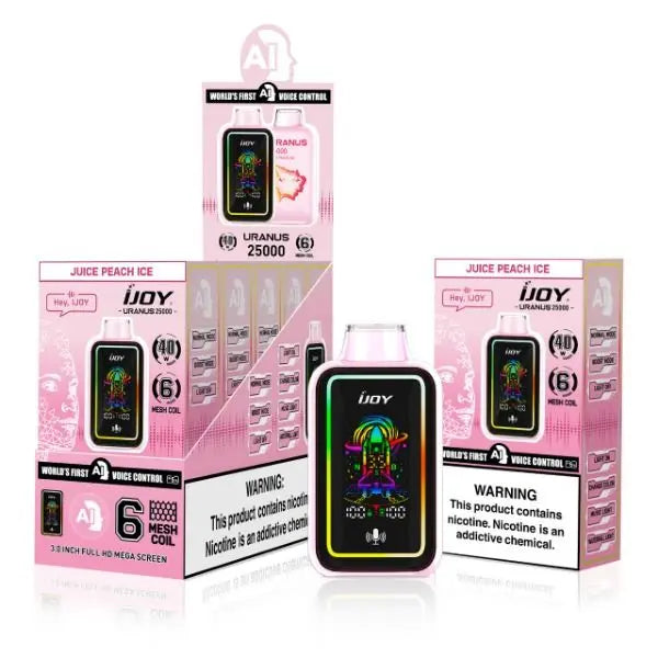 iJoy Uranus 25000 Puffs Disposable Vape 20mL $5.99 eLiquid.com iJoy Uranus 25000 Puffs Disposable Vape 20mL $5.99 eLiquid.com