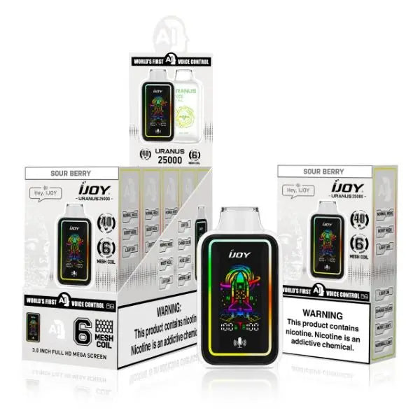 iJoy Uranus 25000 Puffs Disposable Vape 20mL $5.99 eLiquid.com iJoy Uranus 25000 Puffs Disposable Vape 20mL $5.99 eLiquid.com