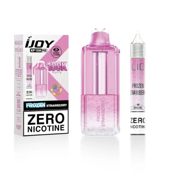 iJoy XP100K Replacement Pods Zero Nicotine Frozen Strawberry