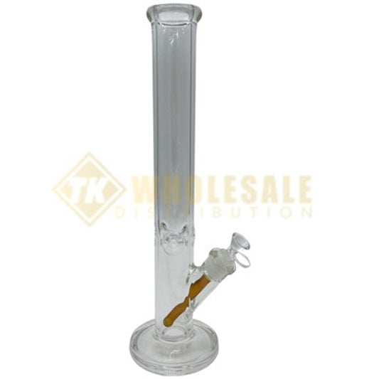 17.5" Straight Glass Water Pipe with Ice Catcher