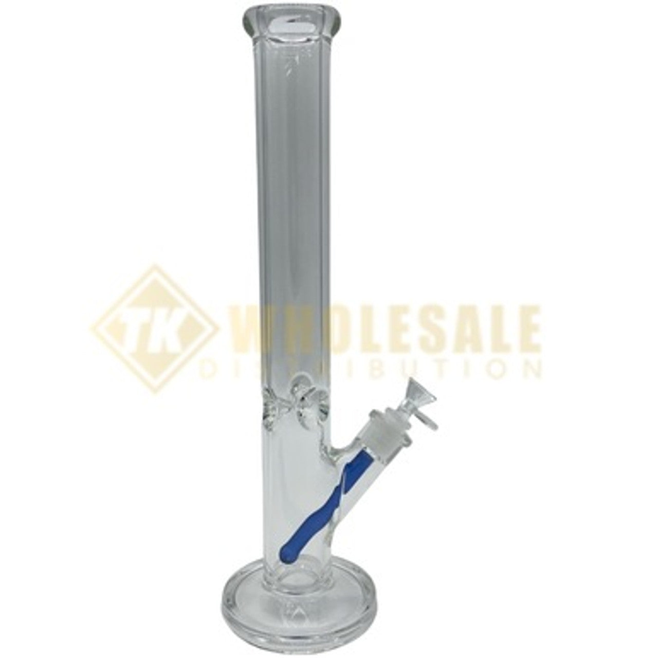 17.5" Straight Glass Water Pipe with Ice Catcher