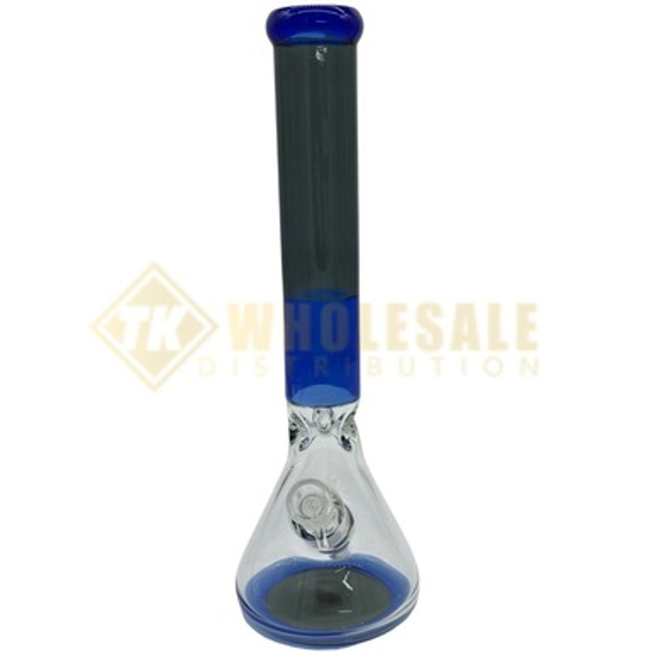 15.5" Beaker Glass Water Pipe with Color-changing Neck and Ice Catcher