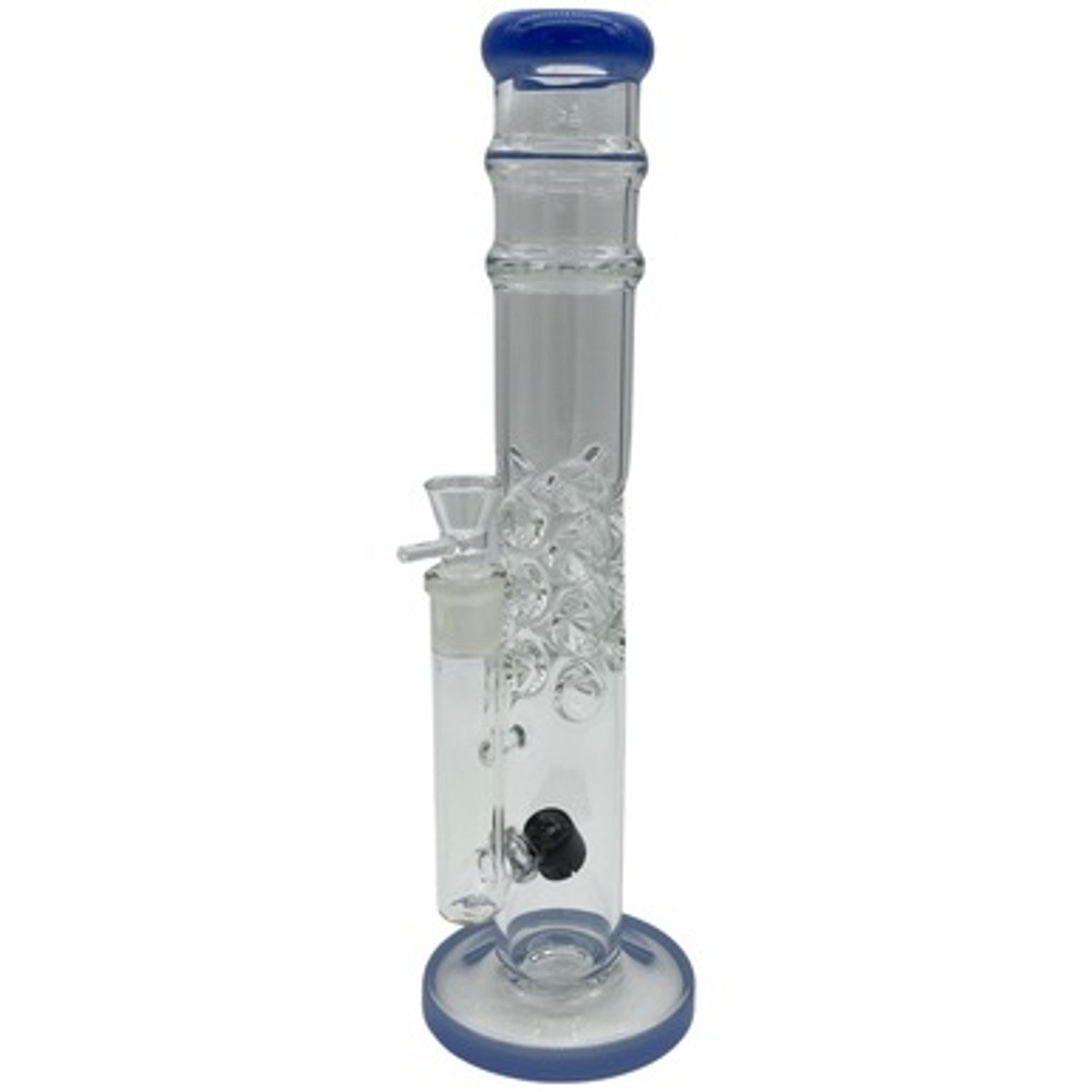 15" Straight Glass Water Pipe with Multi Ice Catchers