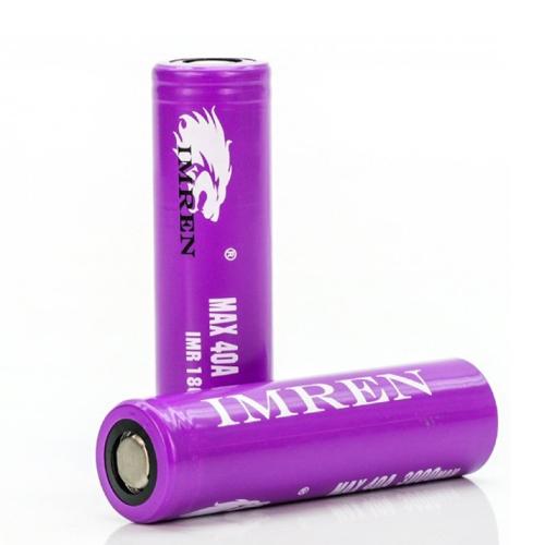 Imren IMR 18650 Purple Battery 2 Pack Wholesale
