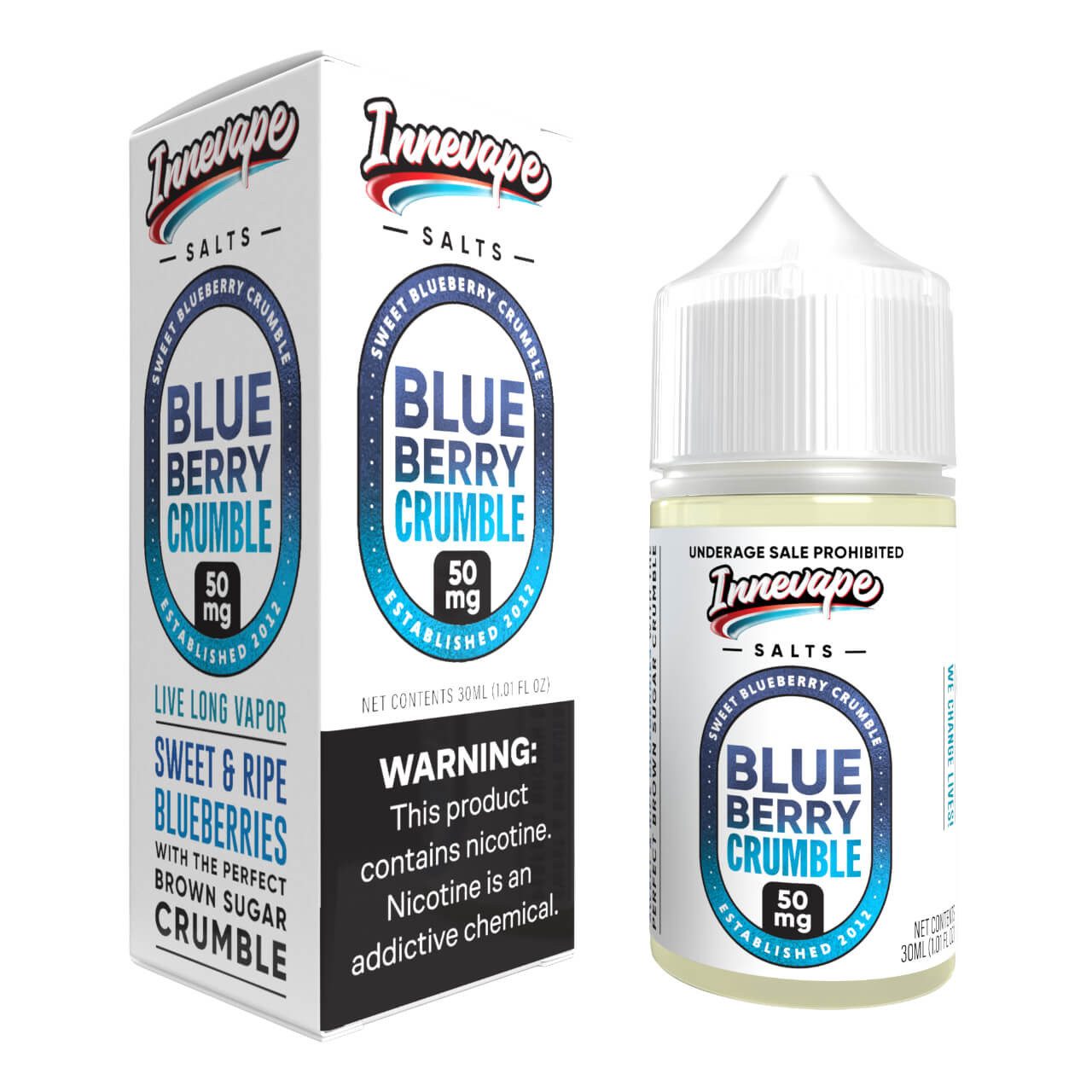 Innevape Salt Series 30mL-Blueberry Crumble