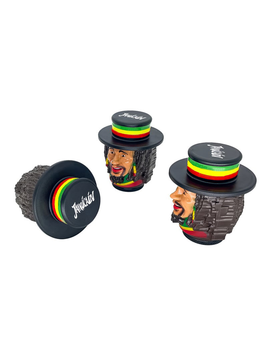 Jamaican Metal Ganja Grinder 3 Part
